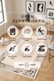 Digital Print Washable Non-Slip Sole Living Room Rug Kitchen Rug Runner Rug and Bath Mat - 3