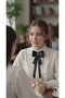 Arslan Detail Women's Tie Women's Detail Brooch Collar Accessory Women's Bow Tie Satin Tie Velvet Tie - 3