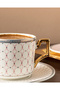 Rabecca Porcelain 2-Piece Coffee Cup Set, 90 ml, Pink - 2