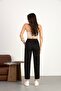 Women's Waist-Tied Woven Trousers - 3