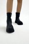Black Skin Women's Casual Boots Gd309 - 3