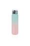Uzspace Tritan 1000 ml Water Bottle Mint-Pink 3038-6