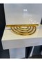 Half Lilac Metal Handle 96mm Gold Cabinet Door Modern Drawer Tv Unit Furniture Nightstand Dresser Gold - 3