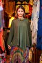 Khaki Color Piece Detailed Blouse - 2