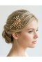 Stylish and Elegant Wedding and Engagement Bridal Crown and Hair Accessory with Completely Handmade Crystal Stones - 4