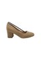Pantofi damă, material textil, bej