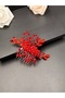 Stylish and Elegant Wedding and Engagement Bridal Crown and Hair Accessory with Completely Handmade Crystal Stones - 4