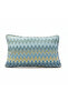 Zigzag Pattern Avant-Garde Throw Pillow Cover 35*50 Shiny Woven Fabric Luxury Series