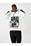 Hoodies Oversized Sweatshirt Far East Printed Fleece-Lined - 2