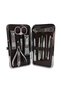 12 Piece Manicure Pedicure Set Special Leather Case Hand Foot Care Acne and Cleaning - - 4