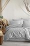 %100 Cotton Double Fringed Duvet Cover Set Avola - 4