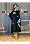 Sport Pattern Design with Suit Jacket Crepe Lace Fabric Black - 2