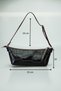 Light Brown Color Croco Pattern Zippered Adjustable Short Strappy Women's Bag