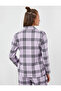 Pajama Top Patterned Button Detailed - 4