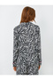 Zebra Pattern Pajama Top Long Sleeve Viscose - 4