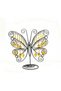 Imported Metal Black Color 26X28Cm Earring Stand