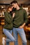 Hooded Pocket 3 Thread High Quality Unisex Women Men Sweatshirt - 5