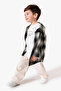 Plaid Shirt & Pocket Detail Boys' 3-Piece Seasonal Suit 9091 Spr - 2