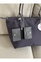 Card Holder Hanging Casual Fabric Gray Women's Shoulder Bag En42 Boy28 - 4