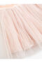 Mini Glitter Tulle Skirt with Flounce - 3