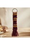 Gryffindor Burgundy Yellow Knitted Scarf Keychain - 4