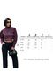 Asymmetrical Collar Poplin Burgundy Shirt - 7