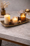 Gold Tone Rectangular Decorative Tray - 2