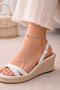 Special Day Gift Minimal Steel Anklet Silver Color Bead Detailed Adjustable Women's Anklet - 6