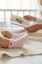 3 Pairs of Colorful Patterned Cotton Girls' Baby Socks - 5