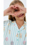 Mother-Daughter, (with Socks as a Gift), Shirt Collar, 100% Cotton, Pajama Set (Sold Separately) - 3