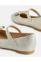 Girls Silver And Gold Embellished Ballerina - 4