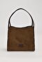 Green Rectangular Shape Wide Shoulder Bag - 2