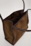 Green Rectangular Shape Wide Shoulder Bag - 3