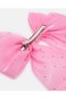 Girls Pink Ribbon Hair Clip - 4