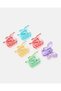 Girls Assorted Floral Hair Claw Set (Pack of 6) - 2