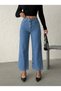 Blue High Waist Ankle Length Denim Jeans - 3