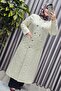 Women's Clothing Plus Size Quilted Metal Buttoned Double-Breasted Cap - 5