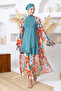 Irene Stretch Fabric Long Sleeve Hijab Swimsuit 2113 - 2