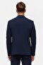 بدلة رجالية من نوع Slim Fit Jogger Tk1006900362 باللون الأزرق الداكن - 3