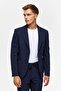 بدلة رجالية من نوع Slim Fit Jogger Tk1006900362 باللون الأزرق الداكن