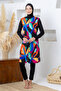 Long-Sleeved Hijab Swimsuit 2306