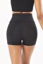 Women's High Waist Shaping / Sculpting Mini Leggings Shorts - Black - 2