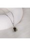 Baby Cylinder Shape Archangel Cebrail Stone (Prehent) Necklace - 2