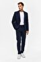 بدلة رجالية من نوع Slim Fit Jogger Tk1006900362 باللون الأزرق الداكن - 6