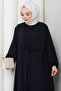 Ayrobin Dress with Tie Detail Black Hm2873 - 6