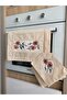 Cream Cross-Stitch Model Stove Cover X Holder - 3