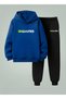 Sweatshirt - Tracksuit Set Kids (Hooded) Green Unlimited Printed 3 Thread Raster