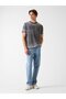 تي شيرت رجالي بقصة عادية من مارين - 2