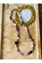 Aventurine Rhodonite Pink Quartz Amethyst Natural Stone Pendant - 2