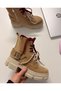 BEIGE SUEDE BOOTS - 3